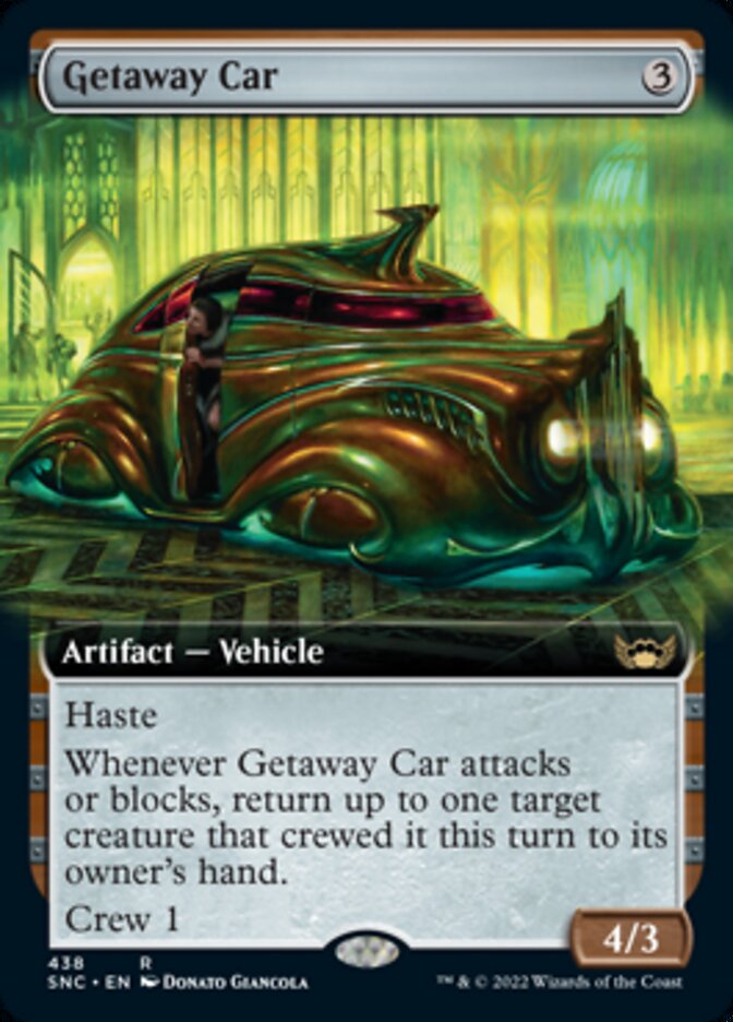 Getaway Car (Extended Art) [Streets of New Capenna] | Jomio and Rueliete's Cards and Comics