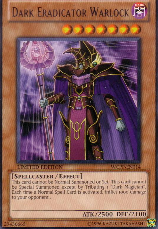 Dark Eradicator Warlock [WCPP-EN014] Rare | Jomio and Rueliete's Cards and Comics