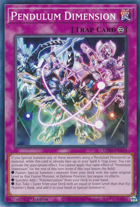 Pendulum Dimension [LDS3-EN134] Common | Jomio and Rueliete's Cards and Comics