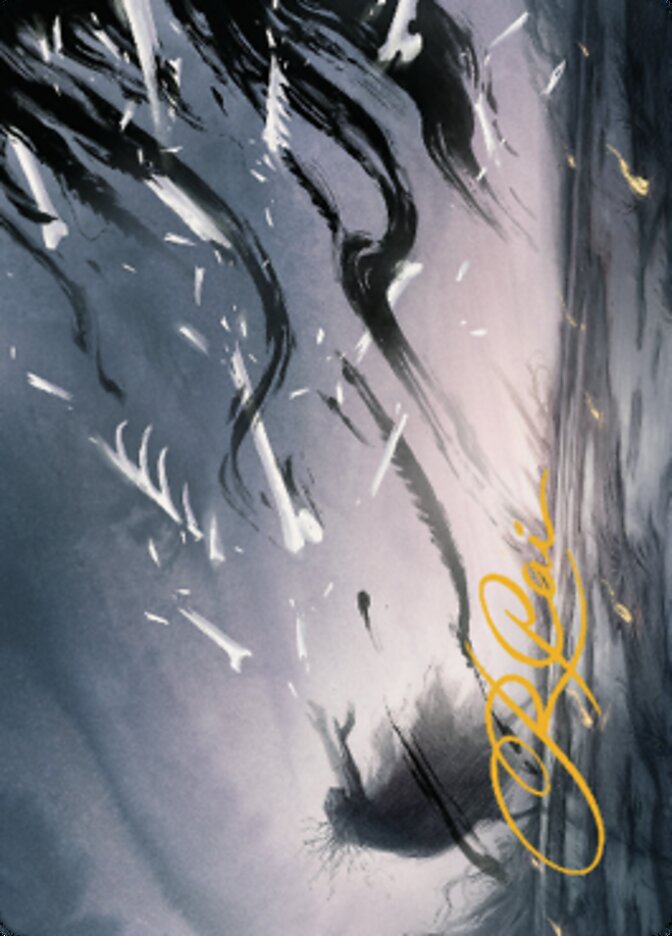 Shadow Prophecy Art Card (Gold-Stamped Signature) [Dominaria United Art Series] | Jomio and Rueliete's Cards and Comics