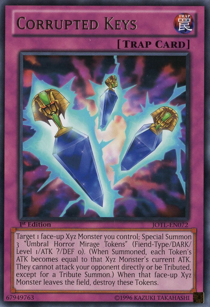 Corrupted Keys [JOTL-EN072] Rare | Jomio and Rueliete's Cards and Comics