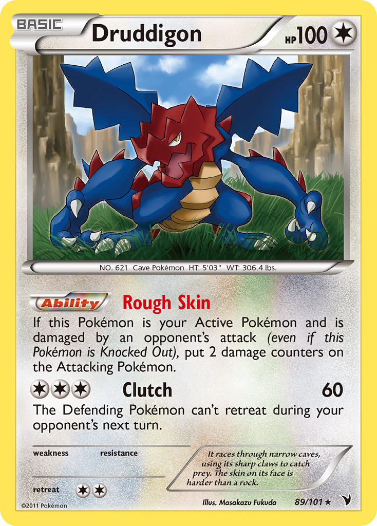 Druddigon (89/101) [Black & White: Noble Victories] | Jomio and Rueliete's Cards and Comics
