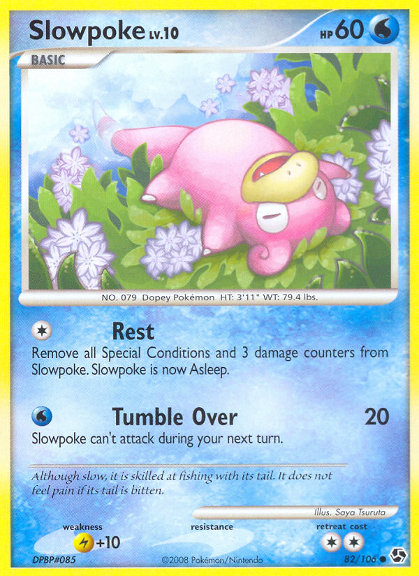 Slowpoke (82/106) [Diamond & Pearl: Great Encounters] | Jomio and Rueliete's Cards and Comics