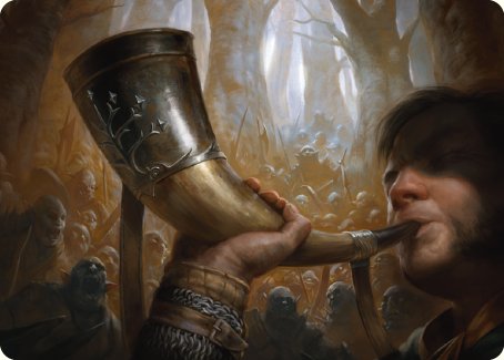 Horn of Gondor Art Card [The Lord of the Rings: Tales of Middle-earth Art Series] | Jomio and Rueliete's Cards and Comics