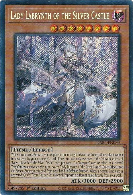 Lady Labrynth of the Silver Castle [DABL-EN030] Secret Rare | Jomio and Rueliete's Cards and Comics