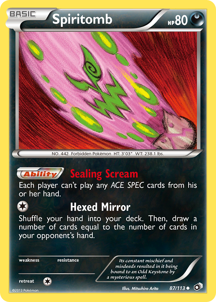 Spiritomb (87/113) [Black & White: Legendary Treasures] | Jomio and Rueliete's Cards and Comics