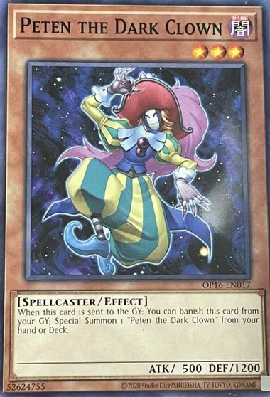 Peten the Dark Clown [OP16-EN017] Common | Jomio and Rueliete's Cards and Comics