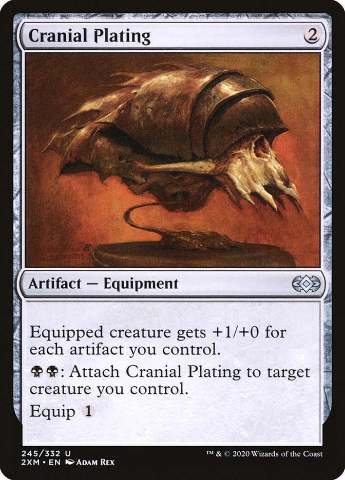 Cranial Plating [Double Masters] | Jomio and Rueliete's Cards and Comics