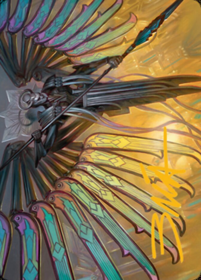 Paragon of Modernity Art Card (Gold-Stamped Signature) [Streets of New Capenna Art Series] | Jomio and Rueliete's Cards and Comics