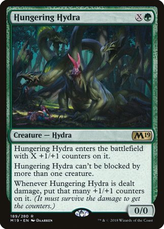 Hungering Hydra [Core Set 2019] | Jomio and Rueliete's Cards and Comics