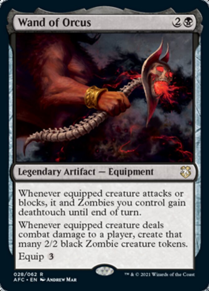 Wand of Orcus [Dungeons & Dragons: Adventures in the Forgotten Realms Commander] | Jomio and Rueliete's Cards and Comics