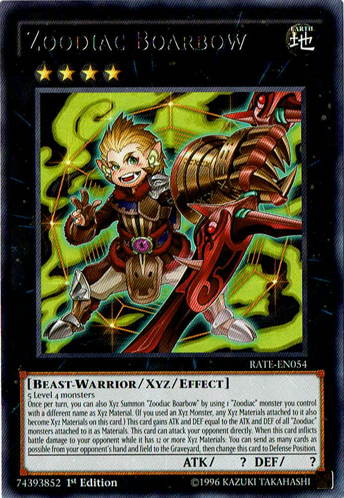 Zoodiac Boarbow [RATE-EN054] Rare | Jomio and Rueliete's Cards and Comics