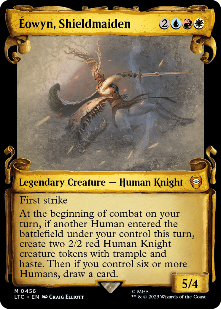 Eowyn, Shieldmaiden [The Lord of the Rings: Tales of Middle-Earth Commander Showcase Scrolls] | Jomio and Rueliete's Cards and Comics