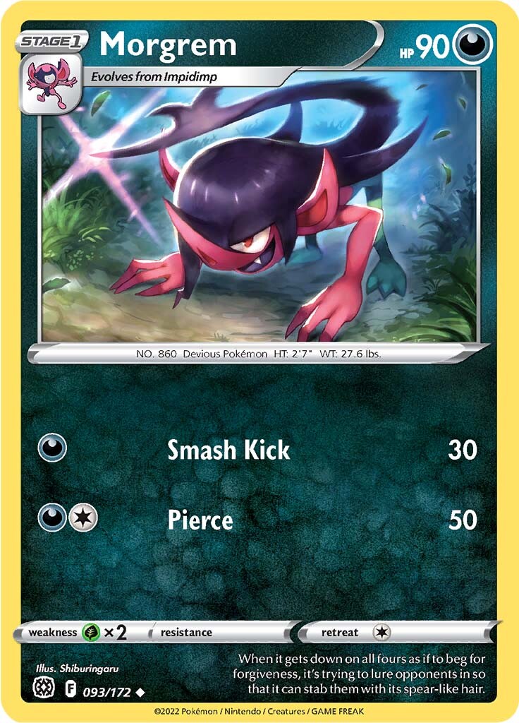 Morgrem (093/172) [Sword & Shield: Brilliant Stars] | Jomio and Rueliete's Cards and Comics
