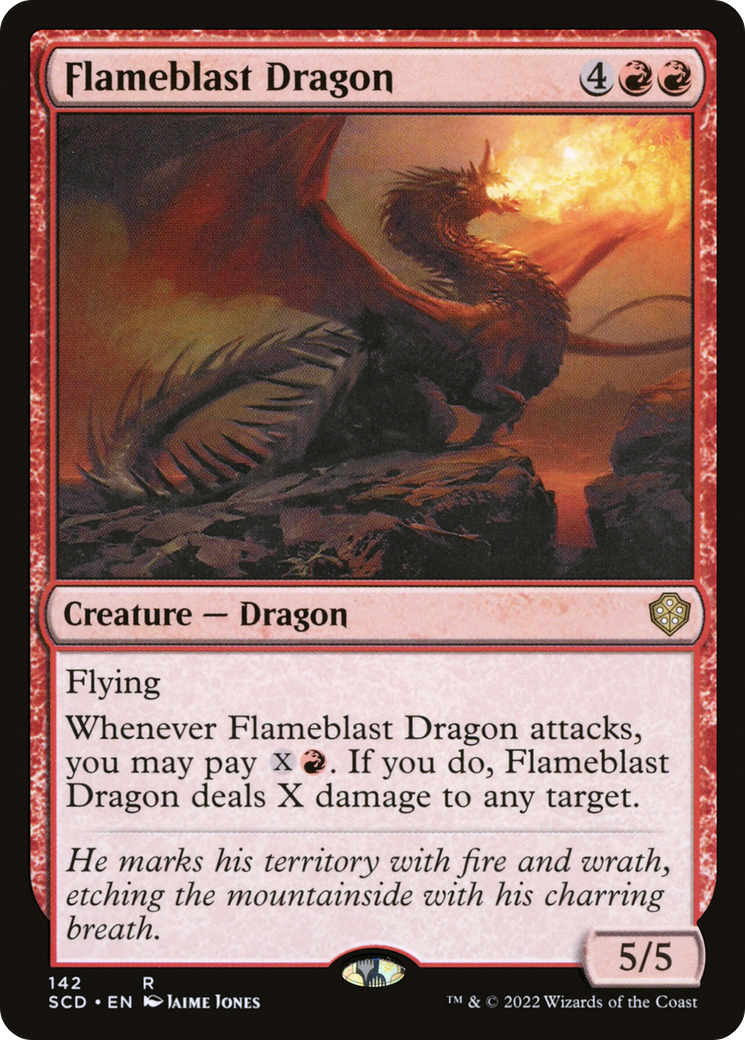 Flameblast Dragon [Starter Commander Decks] | Jomio and Rueliete's Cards and Comics