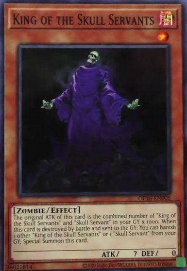 King of the Skull Servants [OP16-EN005] Super Rare | Jomio and Rueliete's Cards and Comics