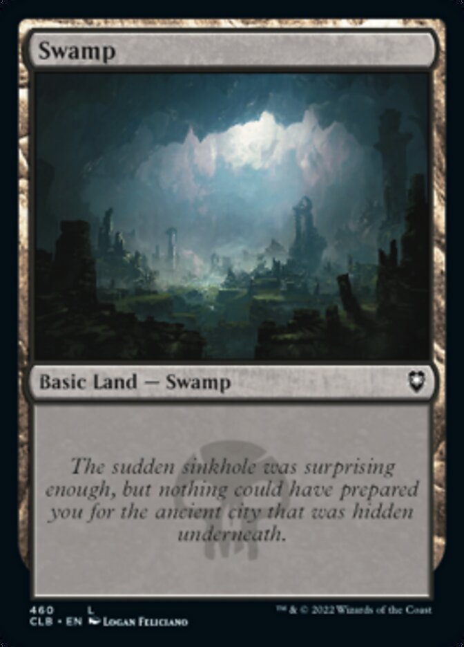 Swamp (460) [Commander Legends: Battle for Baldur's Gate] | Jomio and Rueliete's Cards and Comics