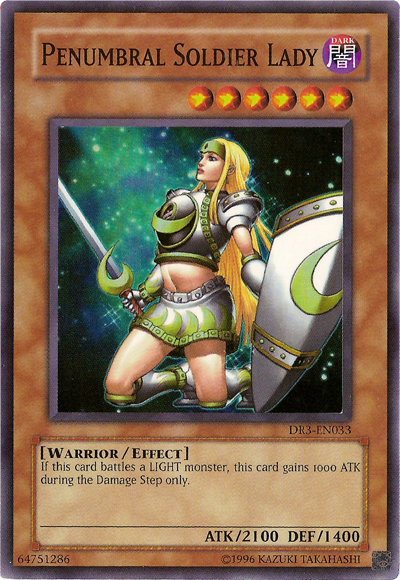 Penumbral Soldier Lady [DR3-EN033] Super Rare | Jomio and Rueliete's Cards and Comics