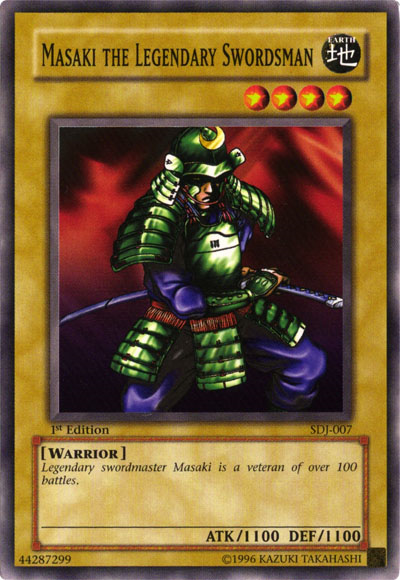 Masaki the Legendary Swordsman [SDJ-007] Common | Jomio and Rueliete's Cards and Comics