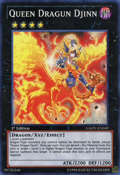 Queen Dragun Djinn [GAOV-EN049] Super Rare | Jomio and Rueliete's Cards and Comics