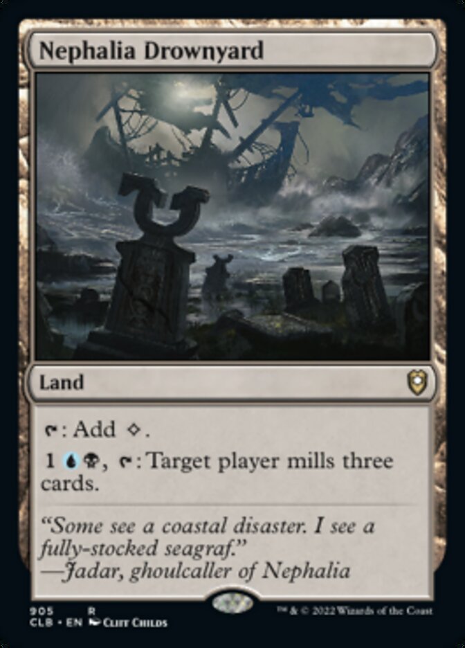 Nephalia Drownyard [Commander Legends: Battle for Baldur's Gate] | Jomio and Rueliete's Cards and Comics