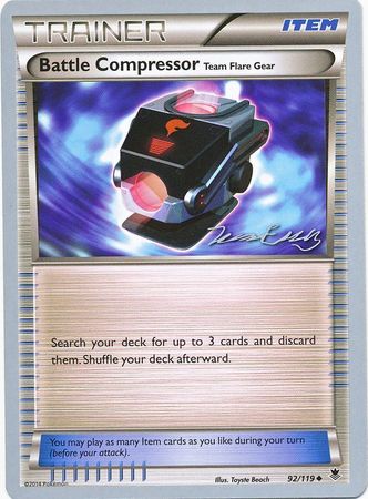 Battle Compressor (92/119) (Bebe - Jesper Eriksen) [World Championships 2016] | Jomio and Rueliete's Cards and Comics