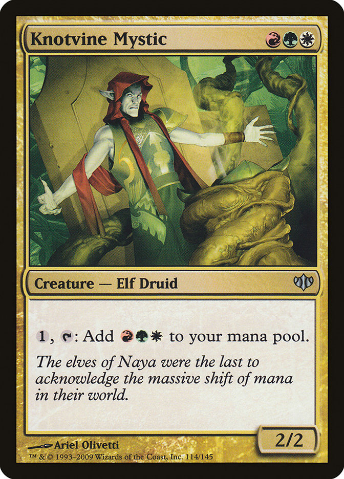 Knotvine Mystic [Conflux] | Jomio and Rueliete's Cards and Comics
