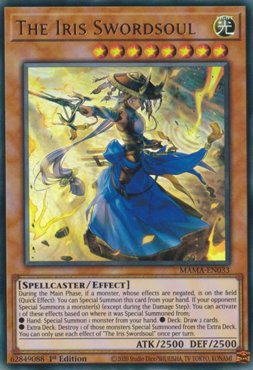 The Iris Swordsoul [MAMA-EN033] Ultra Rare | Jomio and Rueliete's Cards and Comics