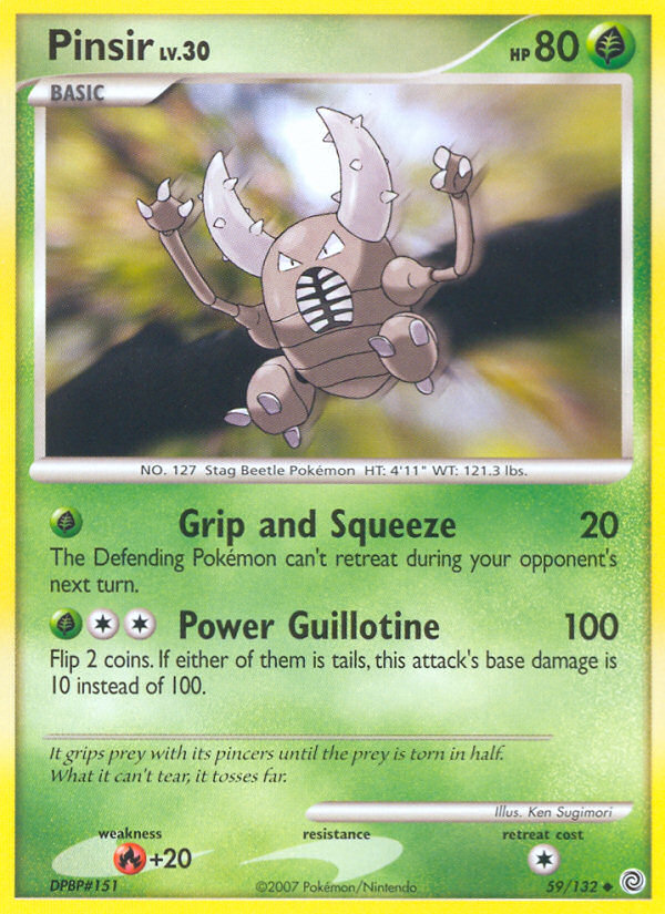 Pinsir (59/132) [Diamond & Pearl: Secret Wonders] | Jomio and Rueliete's Cards and Comics