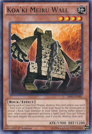 Koa'ki Meiru Wall [BP03-EN081] Rare | Jomio and Rueliete's Cards and Comics