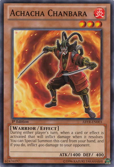 Achacha Chanbara [ABYR-EN003] Common | Jomio and Rueliete's Cards and Comics