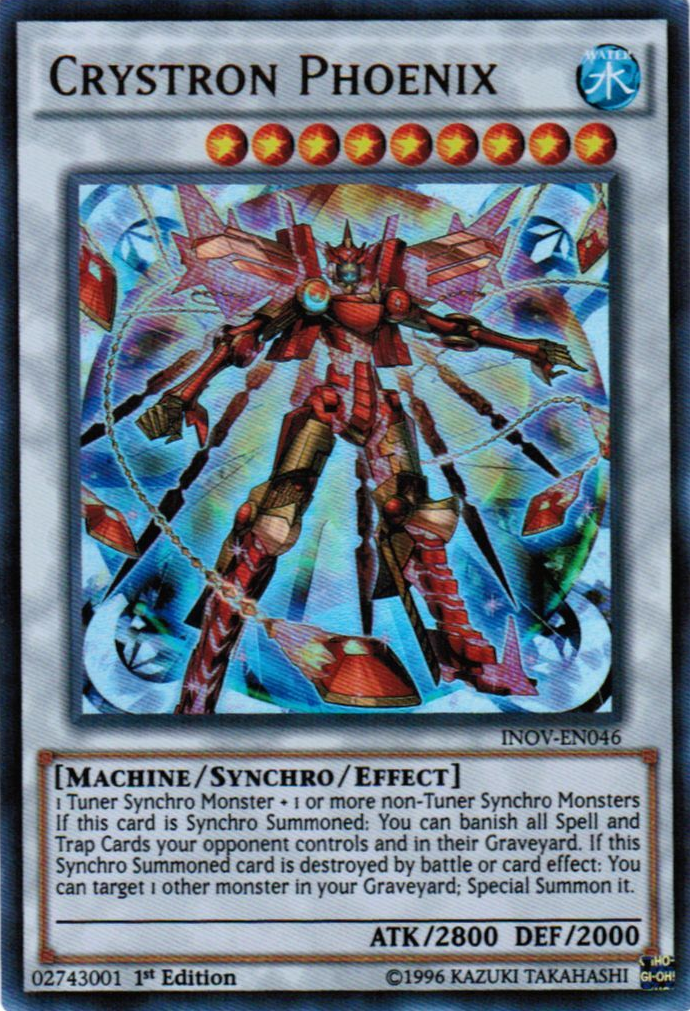 Crystron Phoenix [INOV-EN046] Ultra Rare | Jomio and Rueliete's Cards and Comics