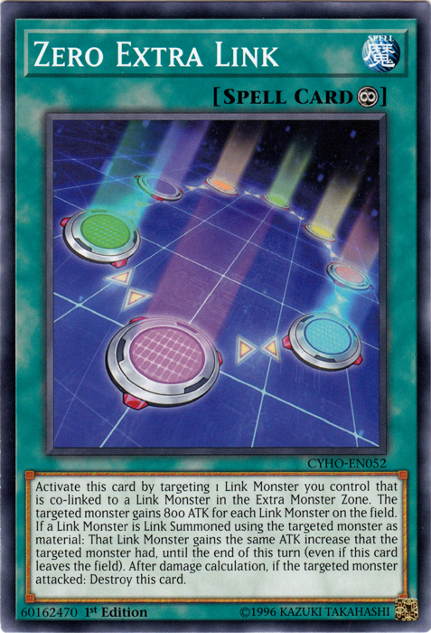 Zero Extra Link [CYHO-EN052] Common | Jomio and Rueliete's Cards and Comics