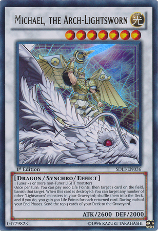 Michael, the Arch-Lightsworn [SDLI-EN036] Ultra Rare | Jomio and Rueliete's Cards and Comics