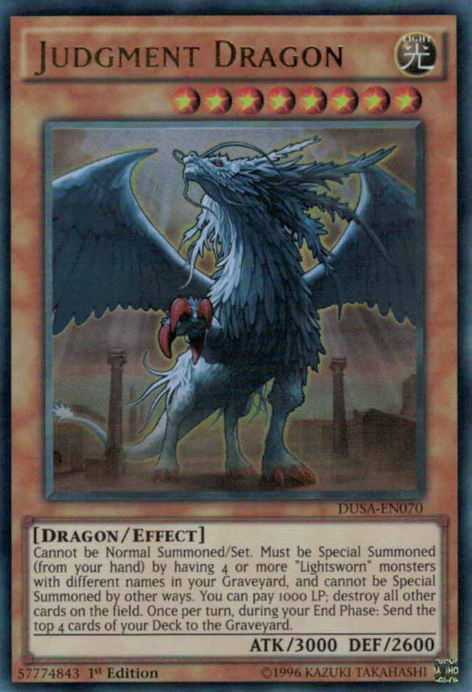 Judgment Dragon [DUSA-EN070] Ultra Rare | Jomio and Rueliete's Cards and Comics