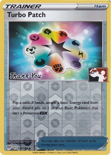 Turbo Patch (172/189) (Pokemon League) [Sword & Shield: Darkness Ablaze] | Jomio and Rueliete's Cards and Comics