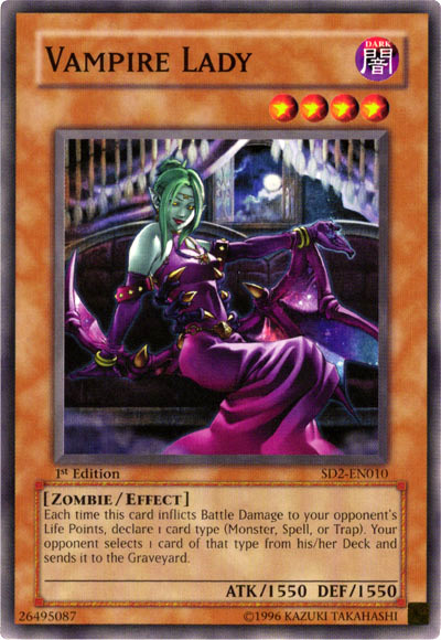 Vampire Lady [SD2-EN010] Common | Jomio and Rueliete's Cards and Comics