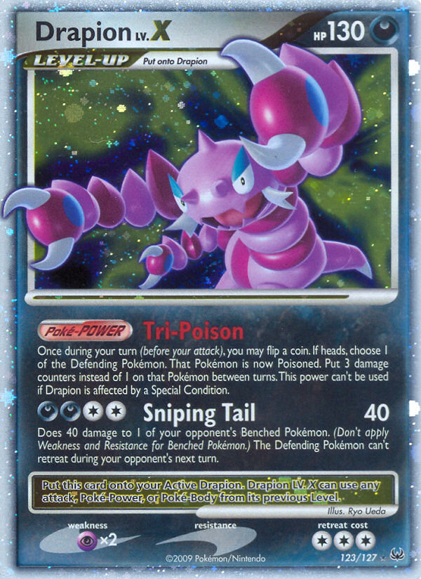 Drapion LV.X (123/127) [Platinum: Base Set] | Jomio and Rueliete's Cards and Comics