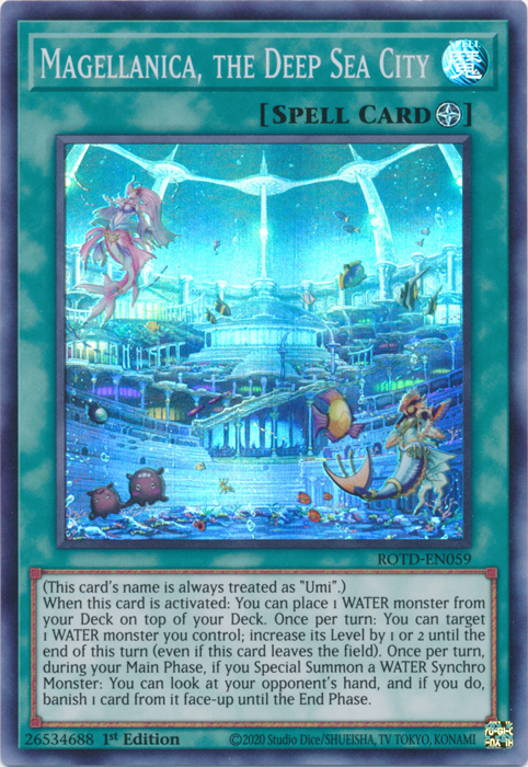 Magellanica, the Deep Sea City [ROTD-EN059] Super Rare | Jomio and Rueliete's Cards and Comics