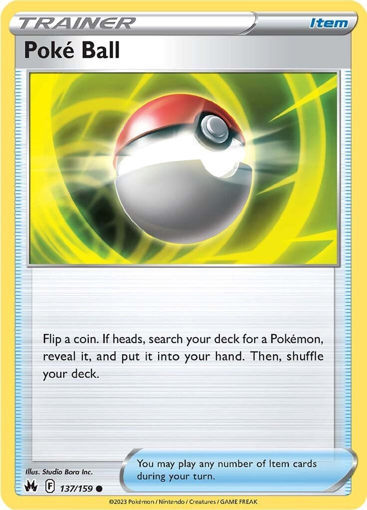 Poke Ball (137/159) [Sword & Shield: Crown Zenith] | Jomio and Rueliete's Cards and Comics