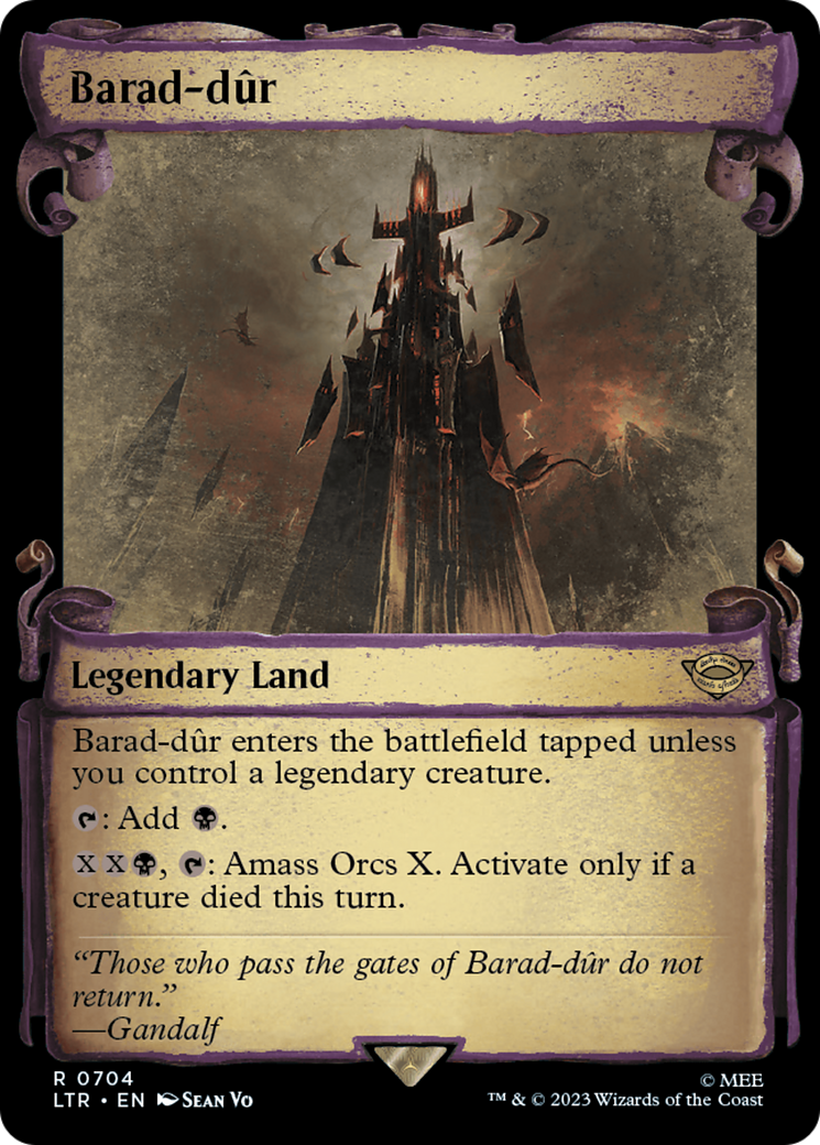 Barad-dur [The Lord of the Rings: Tales of Middle-Earth Showcase Scrolls] | Jomio and Rueliete's Cards and Comics