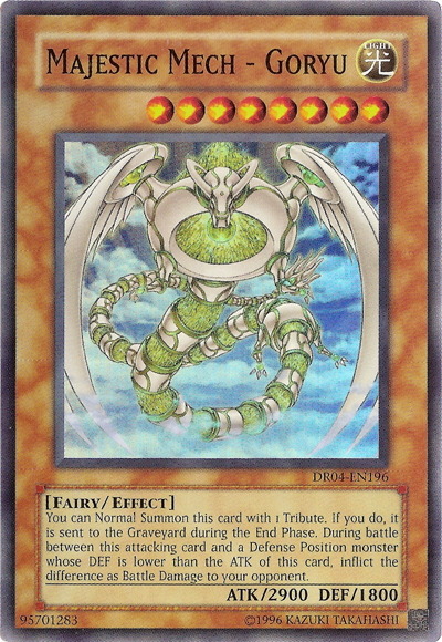 Majestic Mech - Goryu [DR04-EN196] Super Rare | Jomio and Rueliete's Cards and Comics