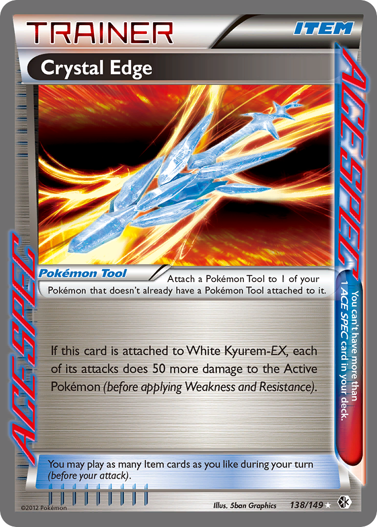 Crystal Edge (138/149) [Black & White: Boundaries Crossed] | Jomio and Rueliete's Cards and Comics