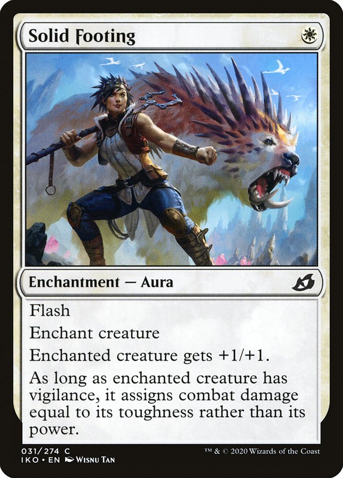 Solid Footing [Ikoria: Lair of Behemoths] | Jomio and Rueliete's Cards and Comics