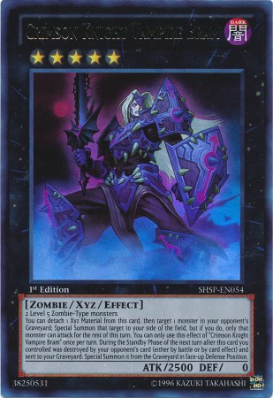 Crimson Knight Vampire Bram [SHSP-EN054] Ultra Rare | Jomio and Rueliete's Cards and Comics