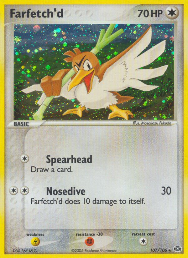 Farfetch'd (107/106) [EX: Emerald] | Jomio and Rueliete's Cards and Comics
