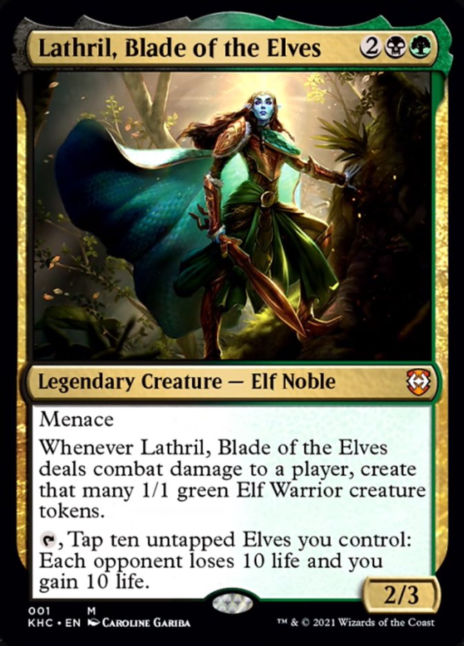 Lathril, Blade of the Elves [Kaldheim Commander] | Jomio and Rueliete's Cards and Comics