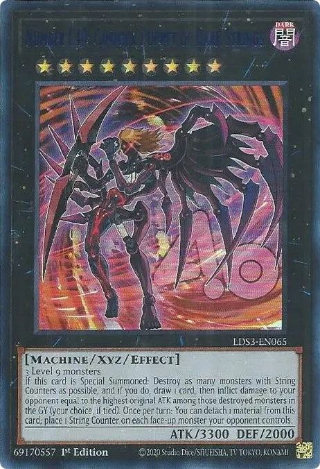 Number C40: Gimmick Puppet of Dark Strings (Blue) [LDS3-EN065] Ultra Rare | Jomio and Rueliete's Cards and Comics