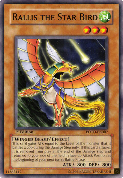 Rallis the Star Bird [POTD-EN007] Common | Jomio and Rueliete's Cards and Comics