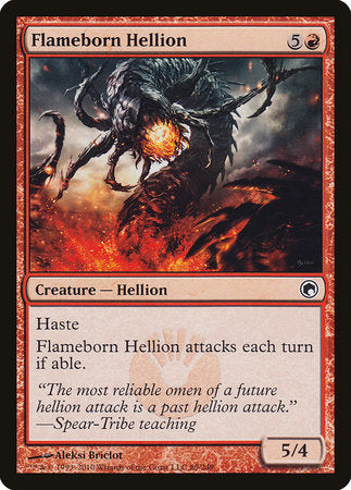 Flameborn Hellion [Scars of Mirrodin] | Jomio and Rueliete's Cards and Comics